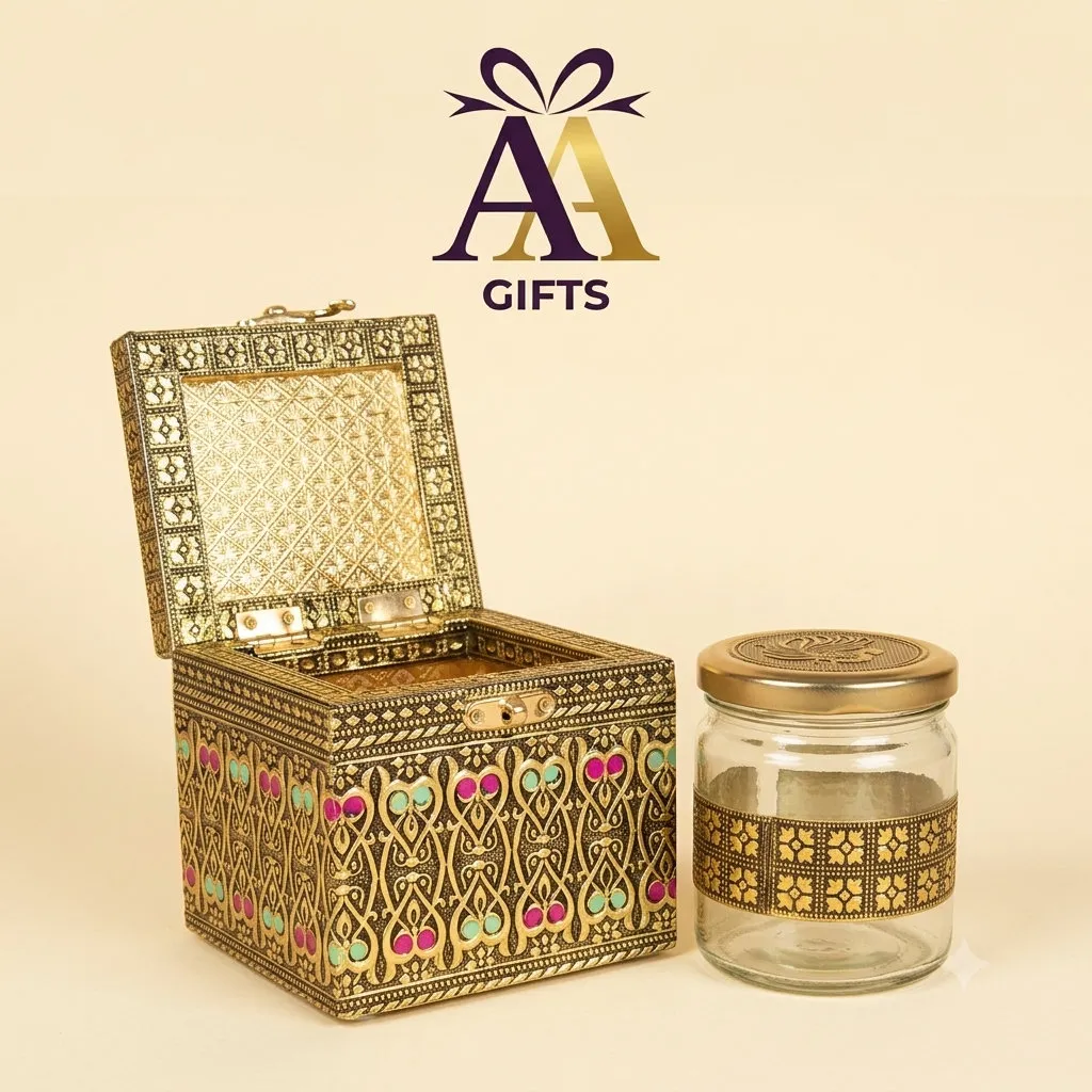 Oxidized Silver Floral Kumkum Box for weddings, pooja favors, baby showers and festive gifting