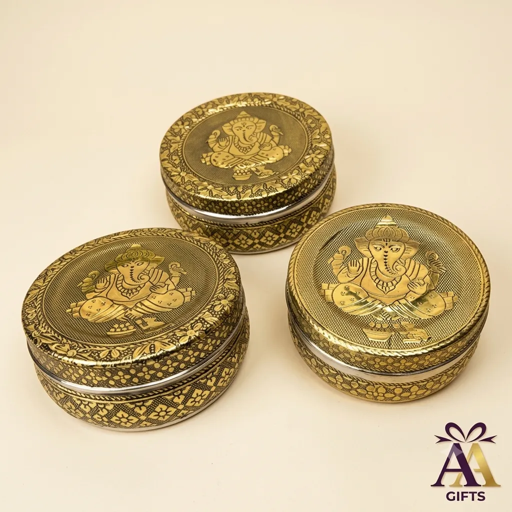 Ganesha Meenakari Box for housewarming and wedding return gifts in Chennai