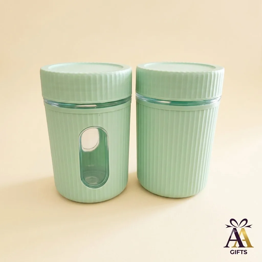 Mint Green Storage Jar Container for weddings, pooja favors, baby showers and festive gifting