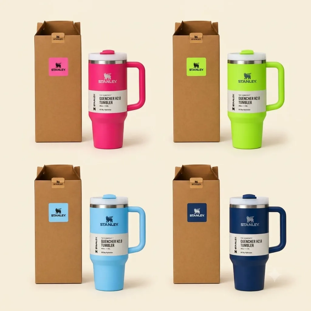 Multicolor Stainless Steel Tumbler Set for weddings, pooja favors, baby showers and festive gifting