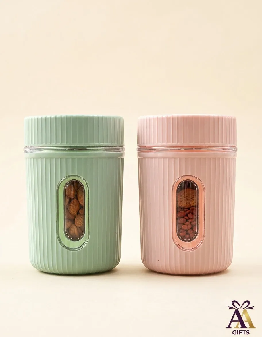 Pastel Window Storage Jar Container for weddings, pooja favors, baby showers and festive gifting